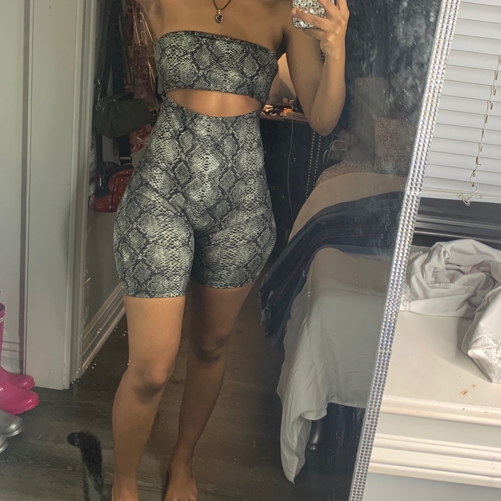 Snakeskin Romper